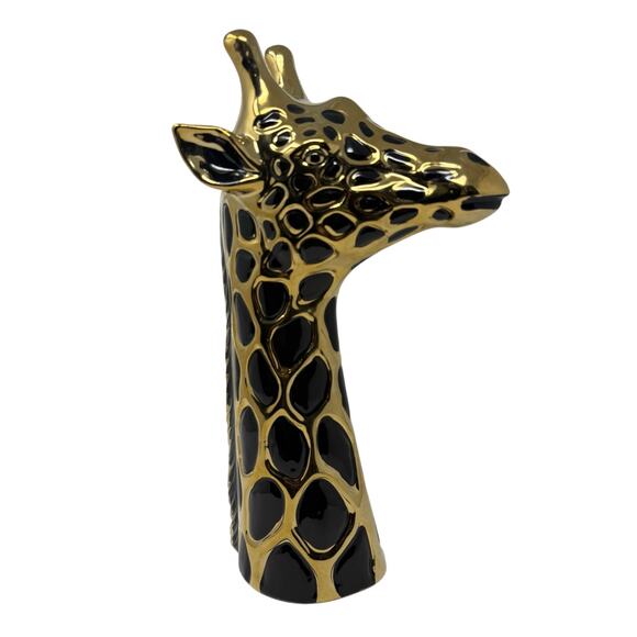 Vintage MCM Giraffe Bank 15.5″ Tall Mid‑Century Ceramic / Pottery Coin Bank - Picture 5 of 8